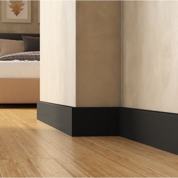 Premium Floor Durofit listwa podłogowa czarna (PF100B) 240x10x1.5