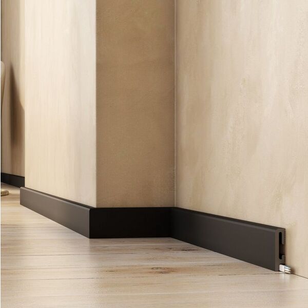 Premium Floor Durofit listwa podłogowa czarna (PF060B) 240x6x1.5