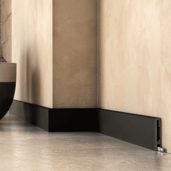 Premium Floor Durofit listwa podłogowa czarna (PF080B) 240x8x1.5