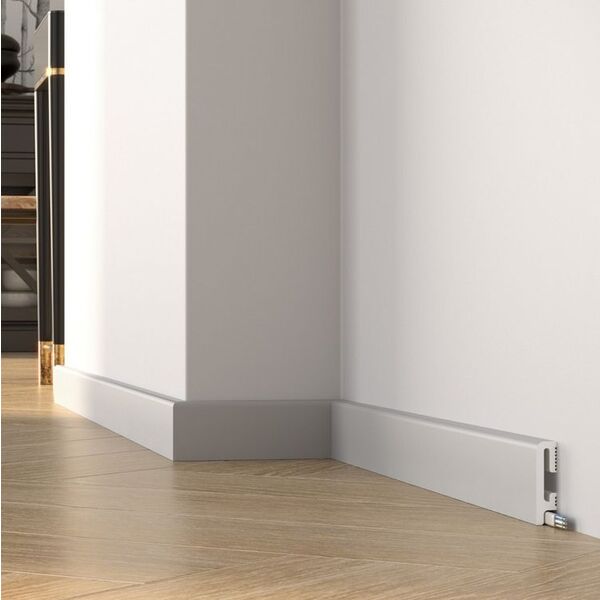 Premium Floor Durofit listwa podłogowa szara (PF060G) 240x6x1.5