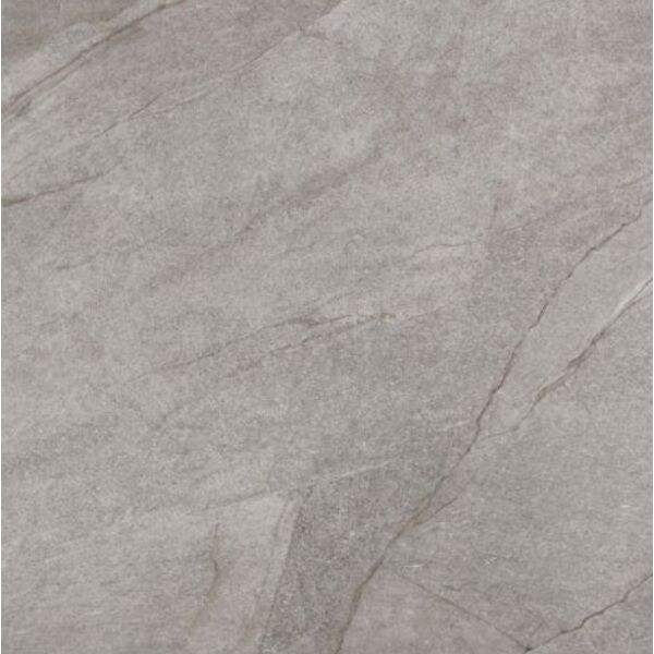 Prissmacer Halley Silver gres rektyfikowany 100x100x2 - gres matowy do salonu i przedpokoju imitujący kamień