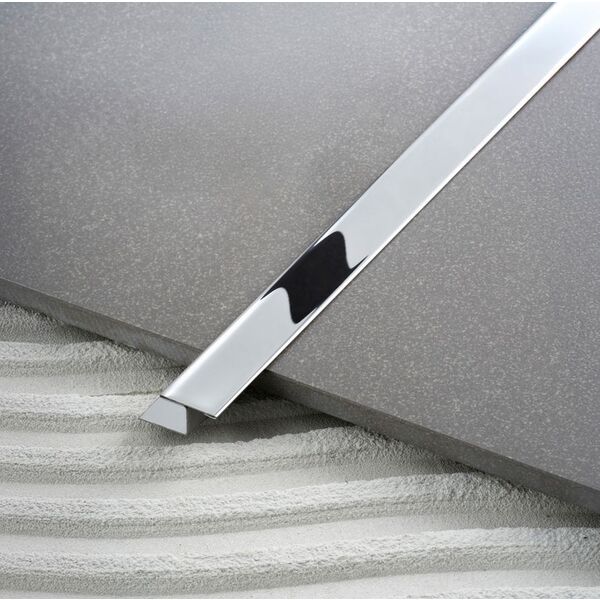 Profil Design PD Elit TYP z srebrne Lustro listwa podłogowa 10x20x270 CM