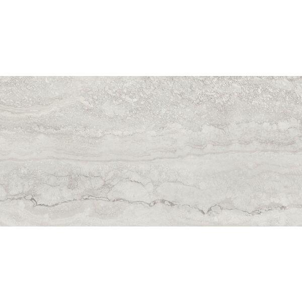 Provenza Unique Travertine Vein CUT Silver NAT gres rektyfikowany 60x120 - gres szary do salonu