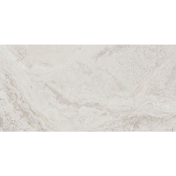 Provenza Unique Travertine Minimal Silver NAT gres rektyfikowany 60x120 - szary gres imitujący trawertyn