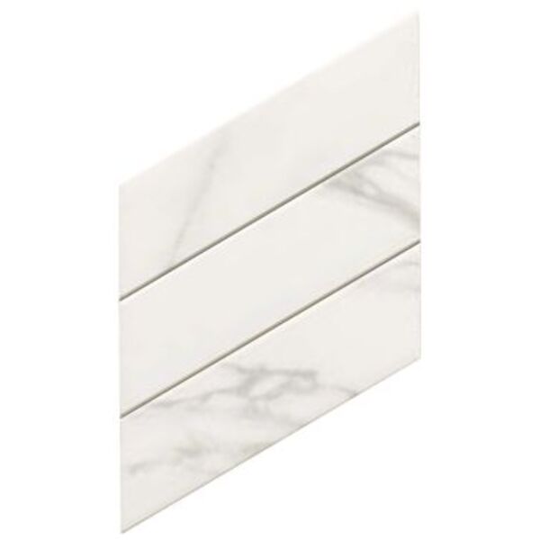 zdjęcie realonda diamond statuario chevron left gres 70x40 