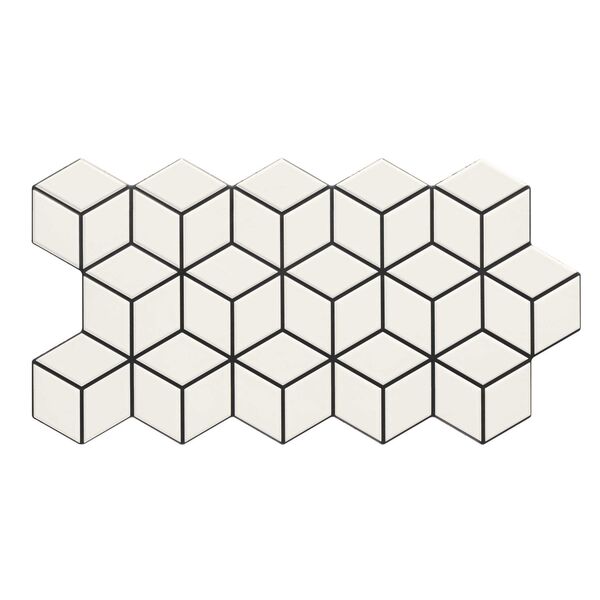 zdjęcie realonda rhombus snow gres 26.5x51 