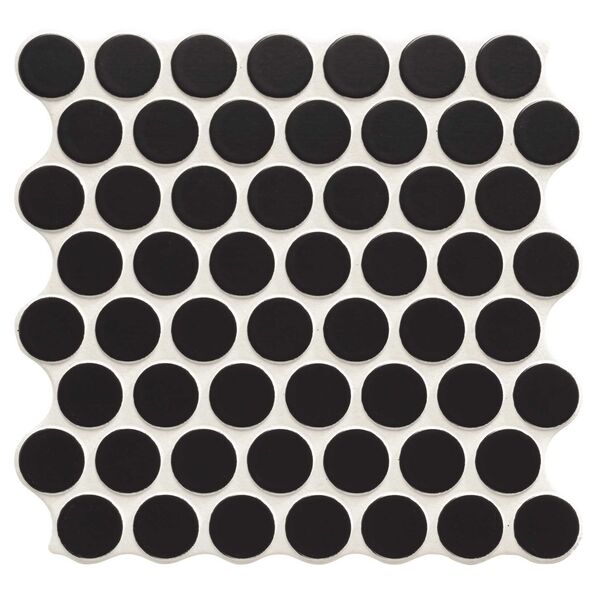 realonda circle black gres 30.9x30.9 