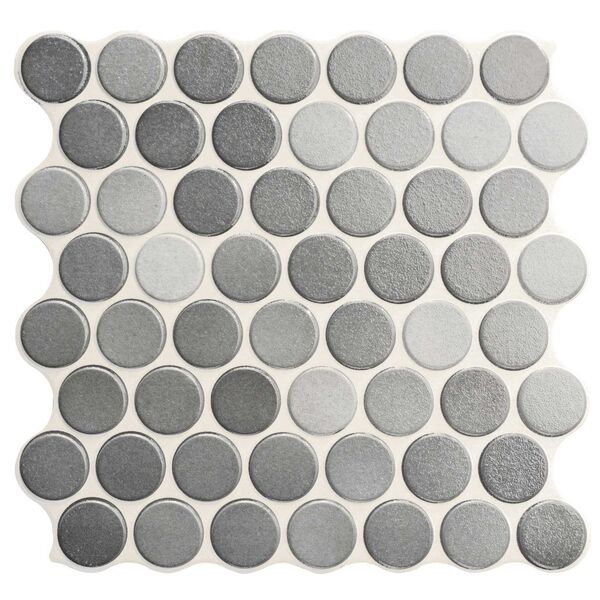 realonda circle glossy grey gres 30.9x30.9 płytki realonda gres do salonu na podłogę błyszczące