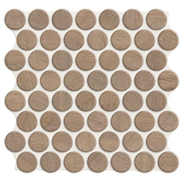 realonda circle walnut gres 30.9x30.9 płytki realonda gres kwadratowe do salonu 30x30