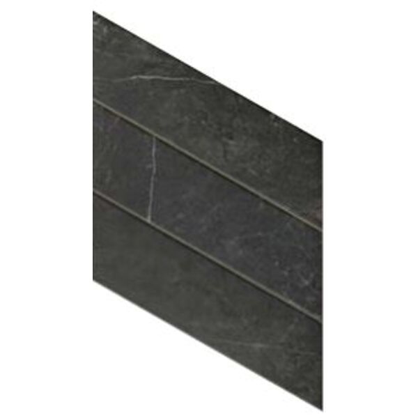 realonda diamond marquina chevron right gres 70x40 płytki gres do salonu na podłogę czarne jodełka