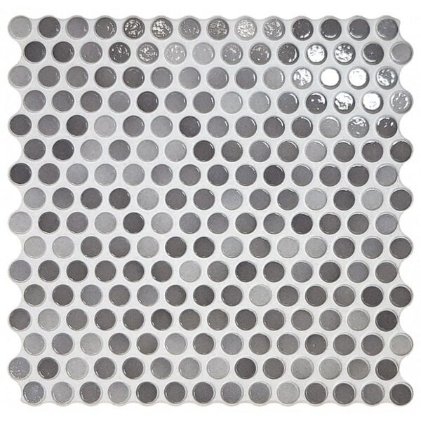 zdjęcie realonda penny glossy grey mozaika gresowa 31x31 