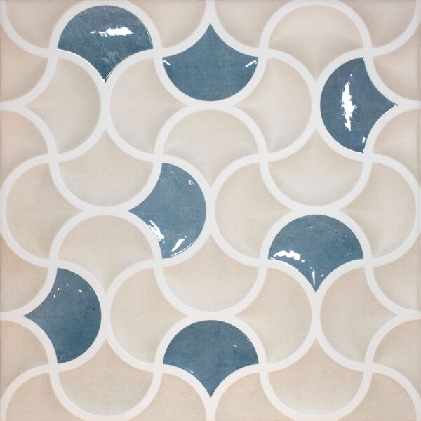 zdjęcie realonda bari lattice sand aqua płytka ścienna 33x33 