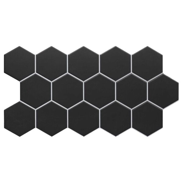 zdjęcie realonda hex black gres 26.5x51 