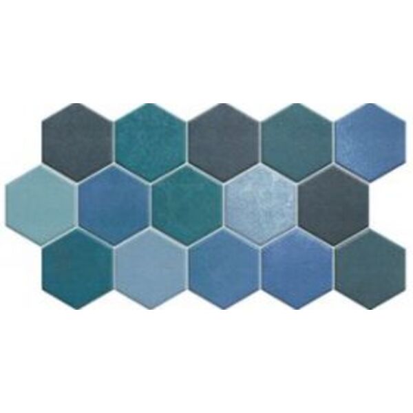 realonda hex aquamarine gres 26.5x51 płytki realonda heksagonalne na podłogę