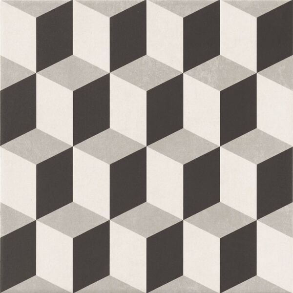 zdjęcie realonda hanoi grey cube decor gres 33x33 