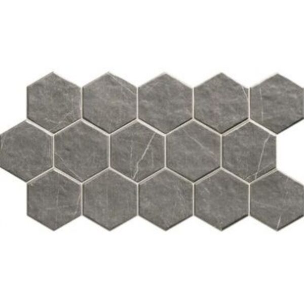 realonda muse grey hex gres 26.5x51 płytki gres hiszpańskie szare geometryczne