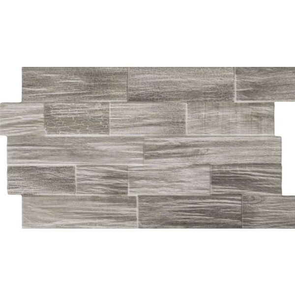 Realonda Driftwood Ebony płytka ścienna 31x56 - płytka matowa do łazienki i kuchni imitująca drewno