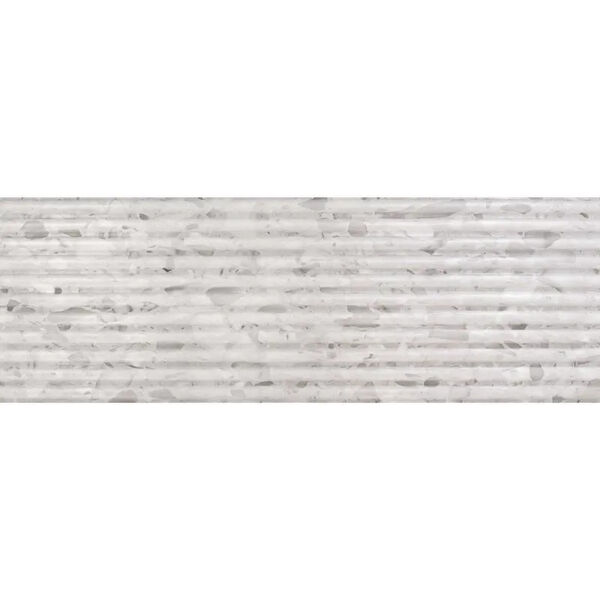 zdjęcie realonda fluted terrazo white płytka ścienna 40x120 