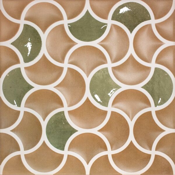 realonda bari lattice terra emerald płytka ścienna 33x33 