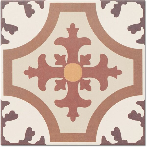 realonda hanoi salmon decor gres 33x33 
