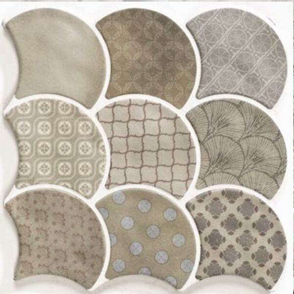 realonda scale boho taupe gres 30.7x30.7 