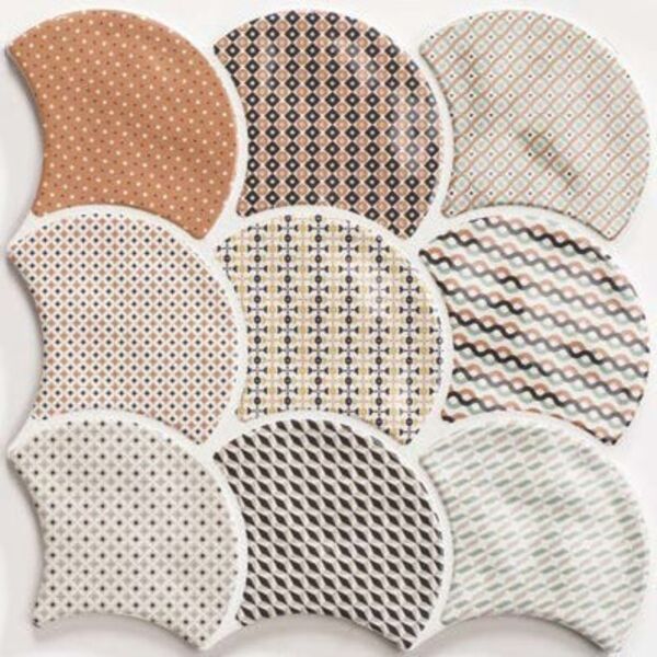 realonda scale gloss patchwork gres 30.7x30.7 