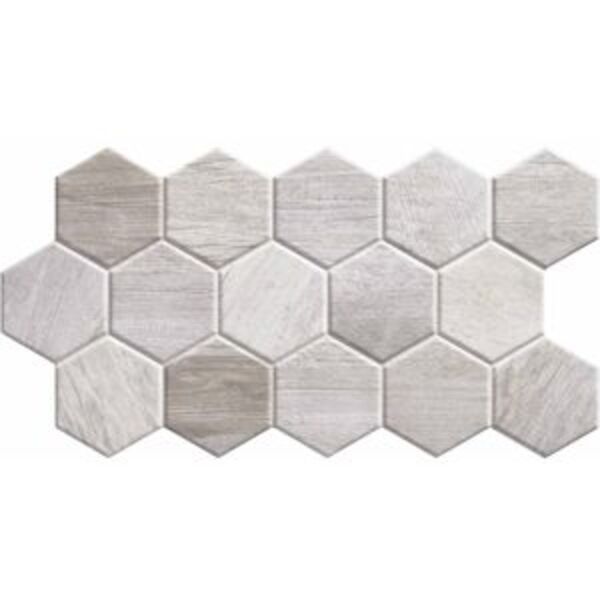 realonda sequoia white hex gres 26.5x51 