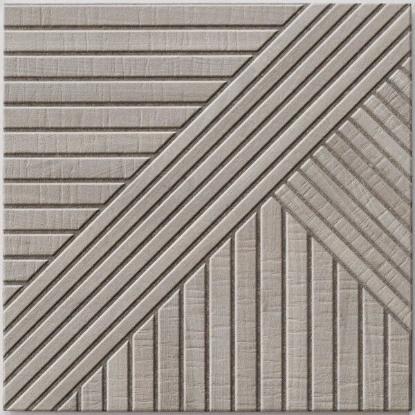 realonda tangram wood olive gres 44x44 