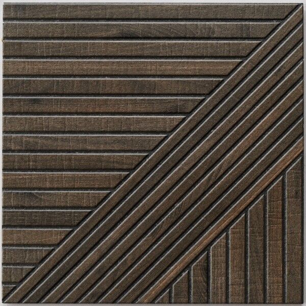 zdjęcie realonda tangram wood walnut gres 44x44
