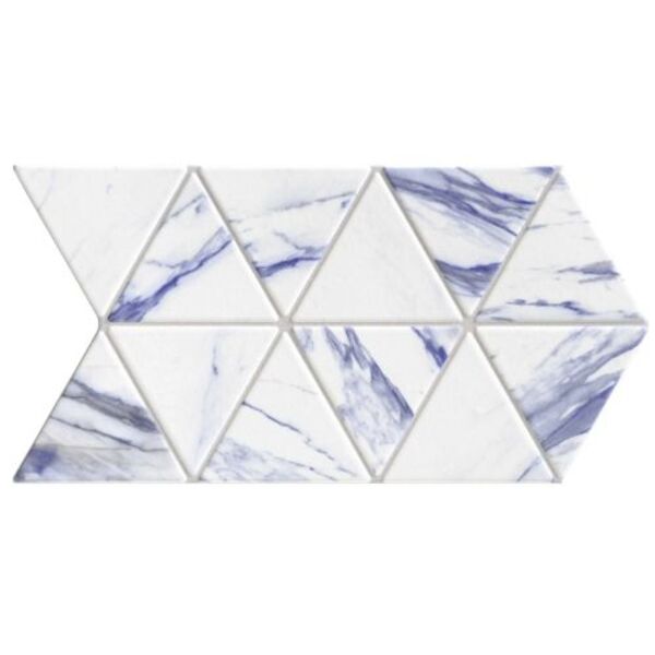 realonda thassos blue triangle gres 28x48.5 płytki realonda imitujące marmur hiszpańskie do kuchni na podłogę satynowe