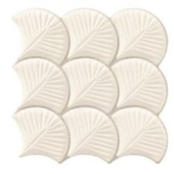 realonda scale shell white gres 30.7x30.7 