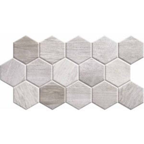 realonda sequoia white hex gres 26.5x51 płytki heksagonalne hiszpańskie do kuchni matowe rektyfikowane