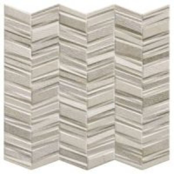 realonda stonehenge chevron frost gres 44x44 