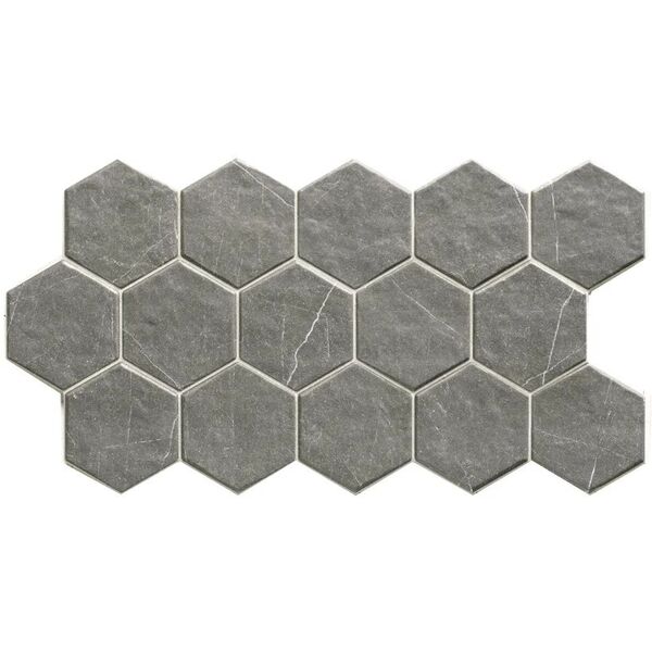 zdjęcie realonda muse grey hex gres 26.5x51 