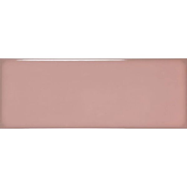 zdjęcie ribesalbes fulham pink glossy płytka ścienna 15x40 