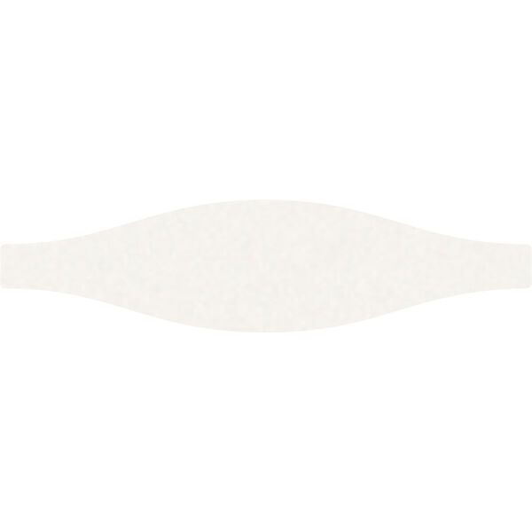 zdjęcie ribesalbes monochrome wave white gloss płytka ścienna 7.5x30