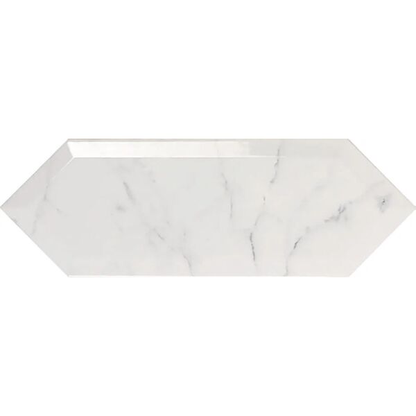 zdjęcie ribesalbes picket beveled carrara brillo płytka ścienna 10x30 