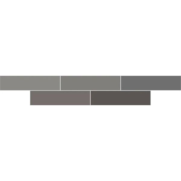 zdjęcie ribesalbes sailing dark grey gloss płytka ścienna 6x25 