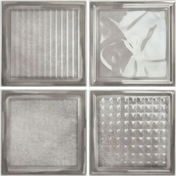 zdjęcie ribesalbes crystal black glossy płytka ścienna 20x20 