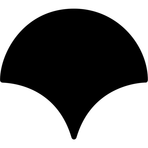 zdjęcie ribesalbes monochrome drop black gloss płytka ścienna 15.2x17.2