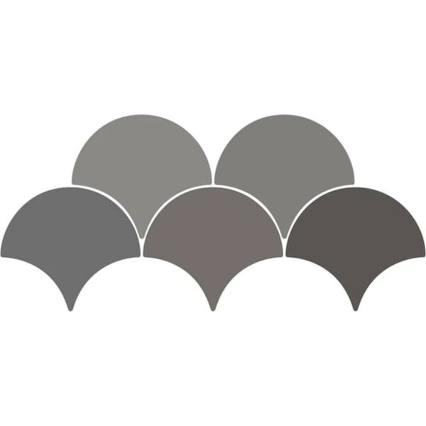 zdjęcie ribesalbes sailing drop dark grey gloss płytka ścienna 15.2x17.2