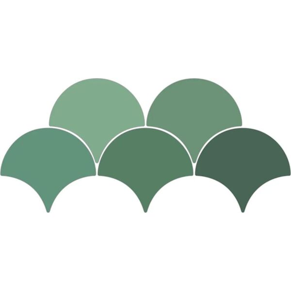 zdjęcie ribesalbes sailing drop emerald gloss płytka ścienna 15.2x17.2