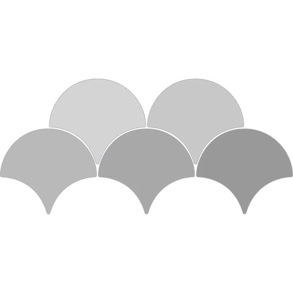 zdjęcie ribesalbes sailing drop light grey gloss płytka ścienna 15.2x17.2 