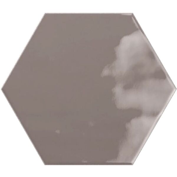 zdjęcie ribesalbes geometry charcoal hex płytka ścienna 15x17.3 