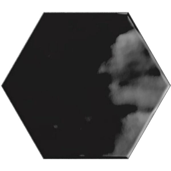 zdjęcie ribesalbes geometry black hex płytka ścienna 15x17.3 