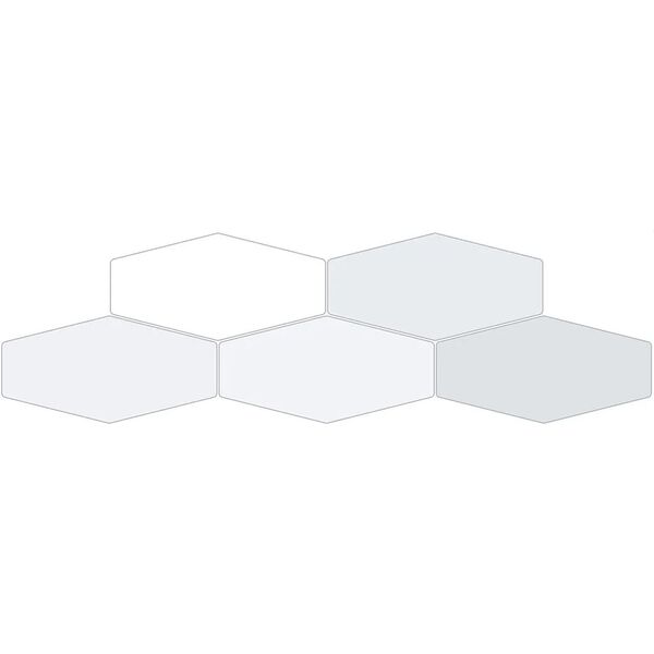 zdjęcie ribesalbes sailing hex foam gloss płytka ścienna 10x20 