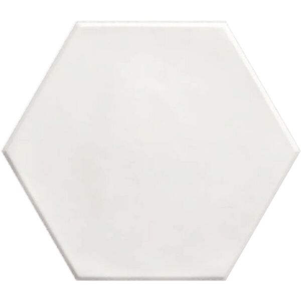 zdjęcie ribesalbes geometry white matt hex gres 15x17.3 