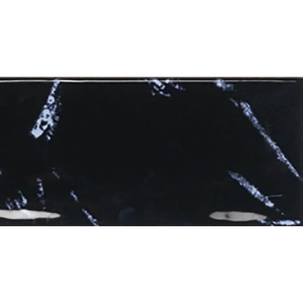 zdjęcie ribesalbes nero marquina matt płytka ścienna 7.5x15 