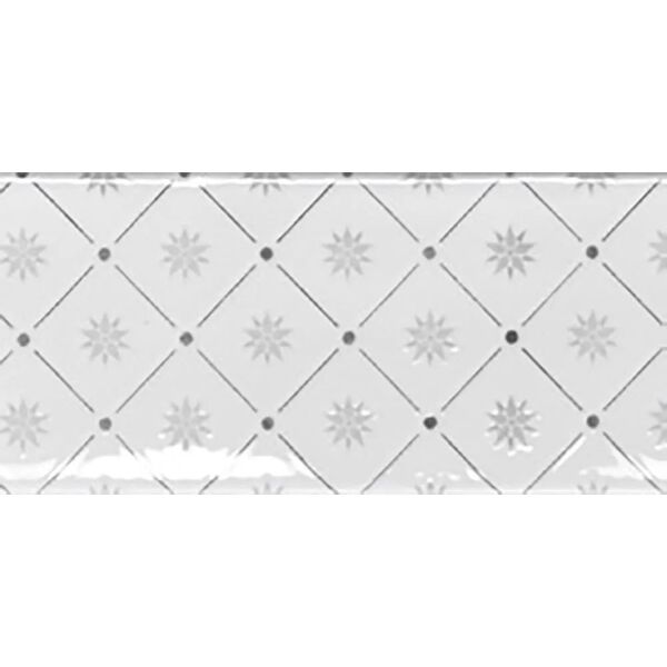 zdjęcie ribesalbes ocean white & black mix dekor 7.5x15 