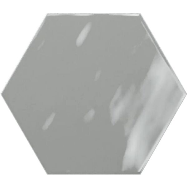 ribesalbes geometry grey hex płytka ścienna 15x17.3 płytki ribesalbes heksagonalne na ścianę błyszczące